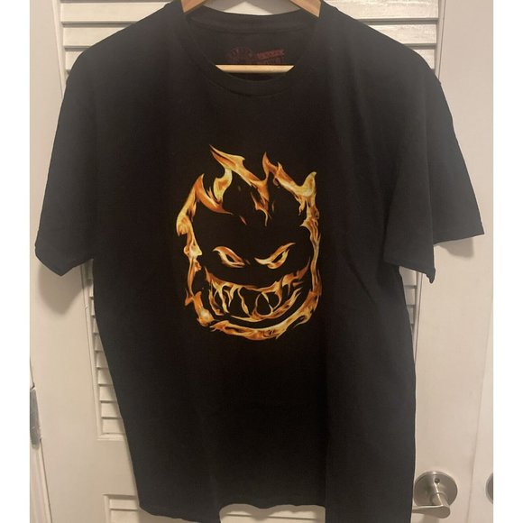 SpitFire Wheel  Logo Graphic T-shirt Mens Size L Short Sleeve Skating - Picture 2 of 4